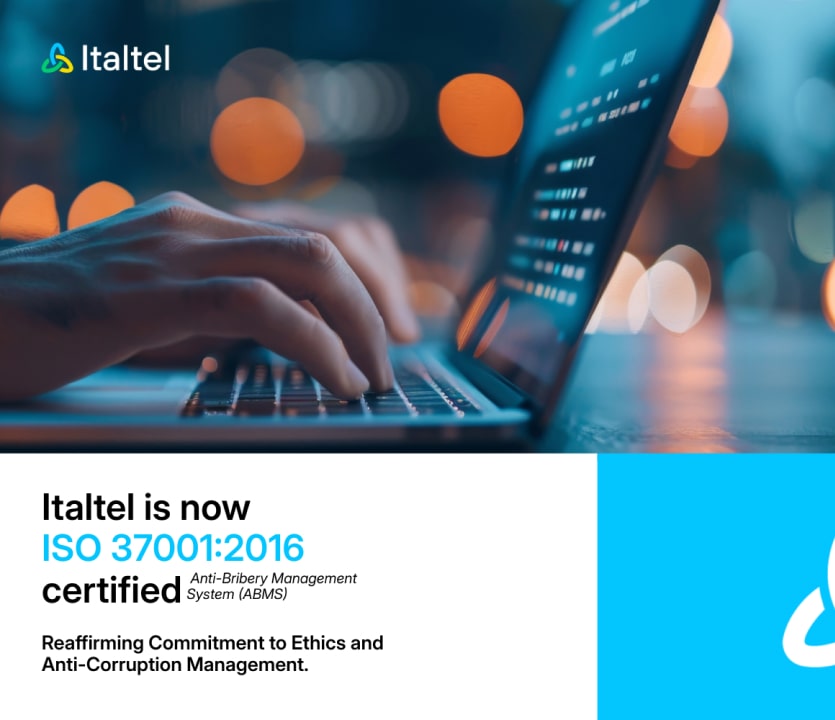 Italtel, visual asset for DACH campaign