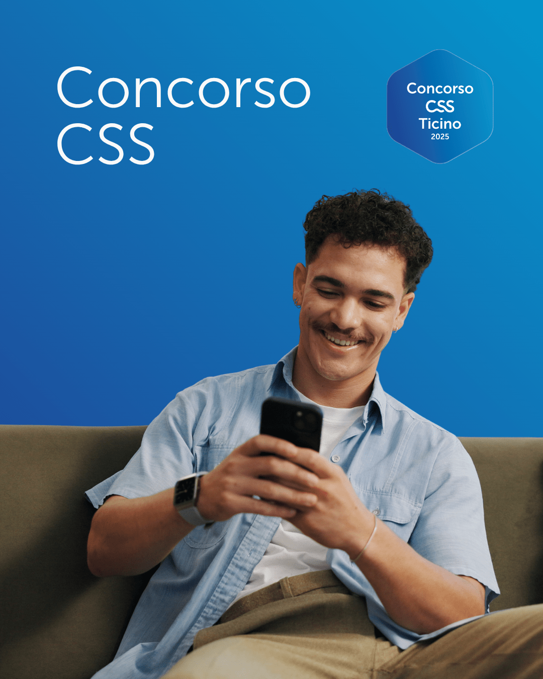 CSS Ticino Contest, creative for Meta lead-gen campaign 01