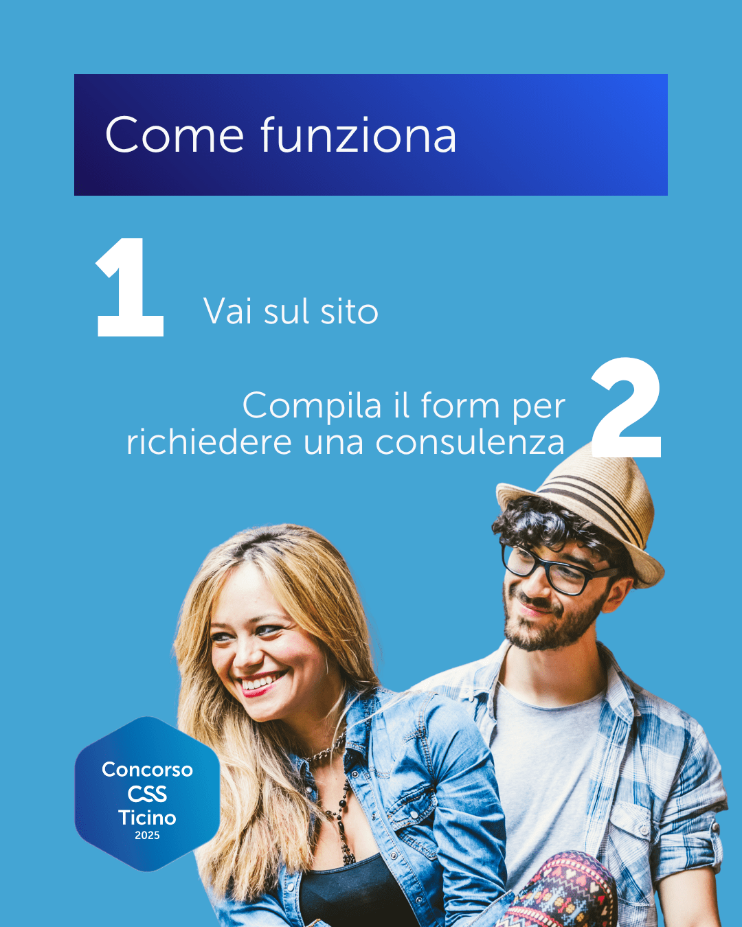 CSS Ticino Contest, copy variant of the creative