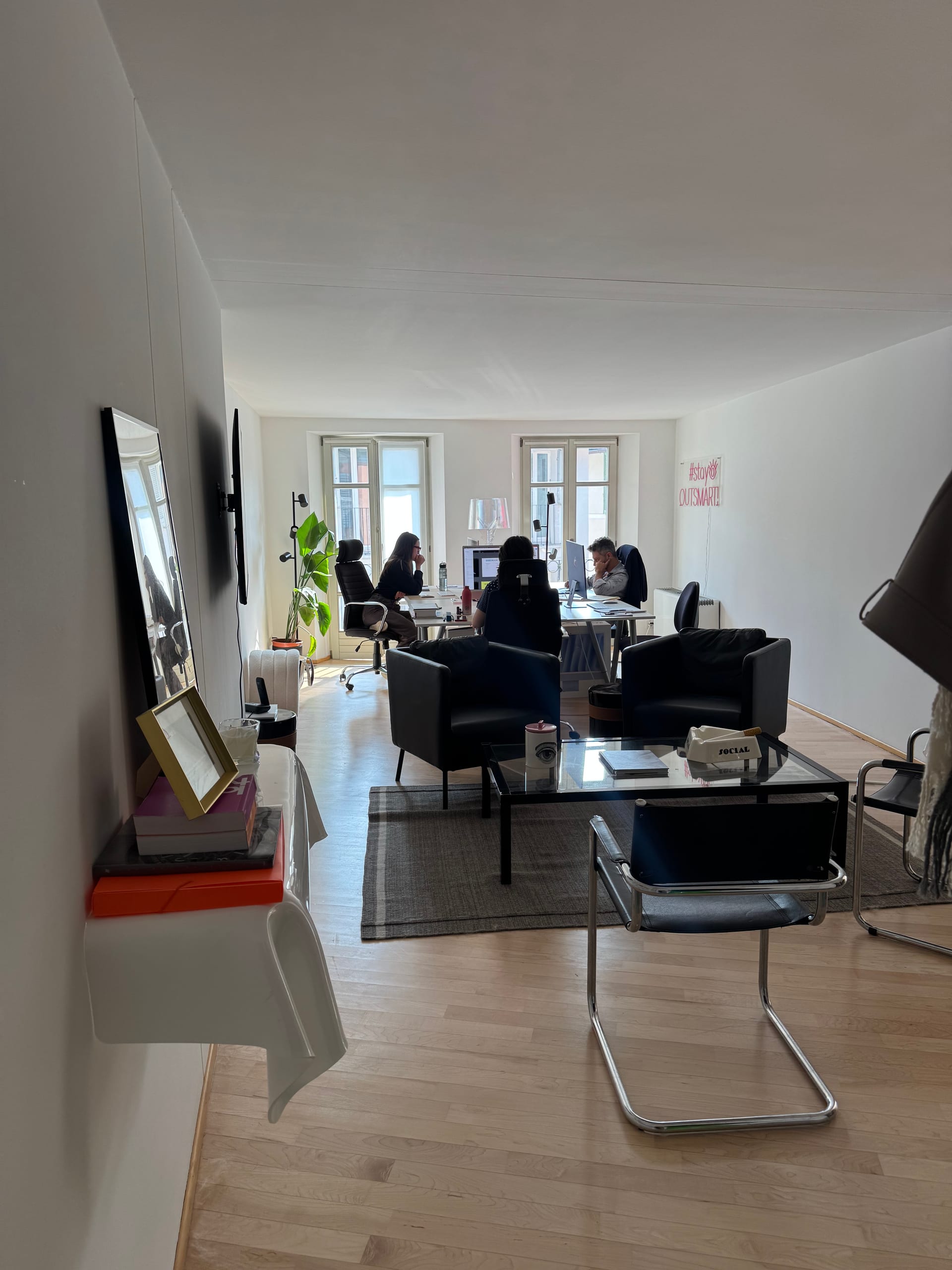 The Outsmart studio in Lugano